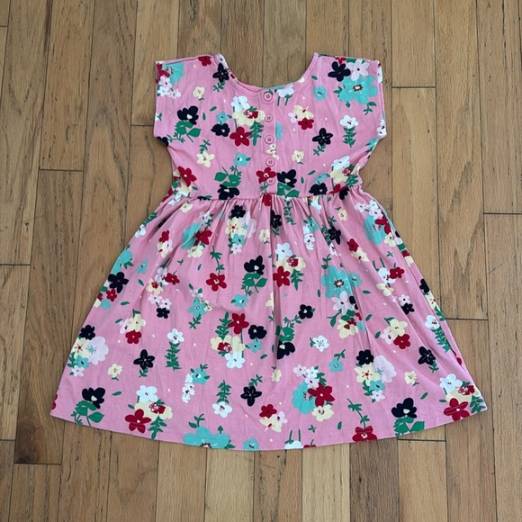 Hanna Andersson | Pink Floral Dress | Girls Size 130 EU or US 8 - Picture 1 of 5